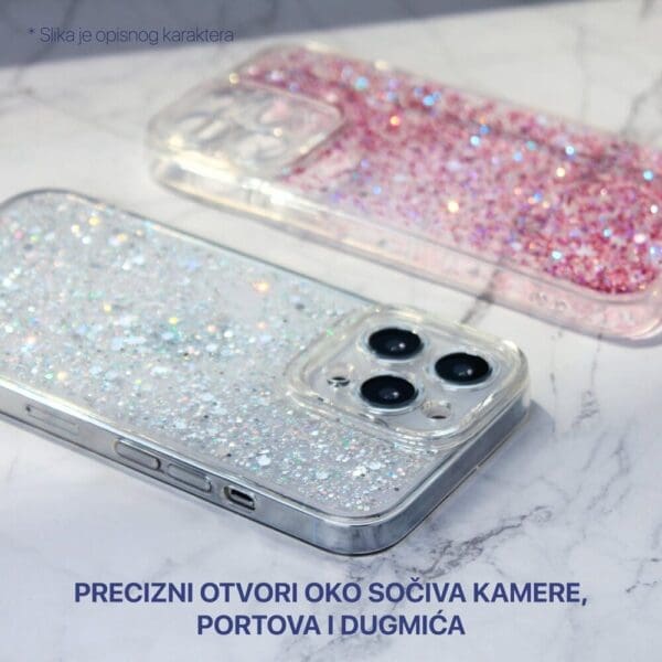 Ovitek Glitter S za Apple iPhone 14 Pro Max 6.7, Teracell, roza - slika 4