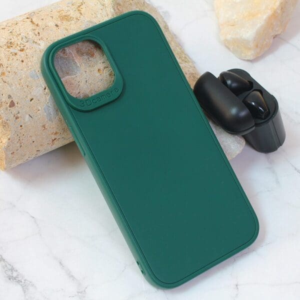 Ovitek 3D Camera za Apple iPhone 15 6.1, Teracell, zelena