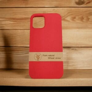 Ovitek BIO Nature All za Apple iPhone 12, iPhone 12 Pro, Teracell, rdeča