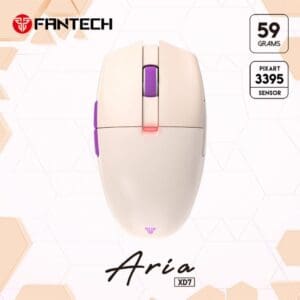 Miška XD7 Aria, Wireless, Fantech, bež