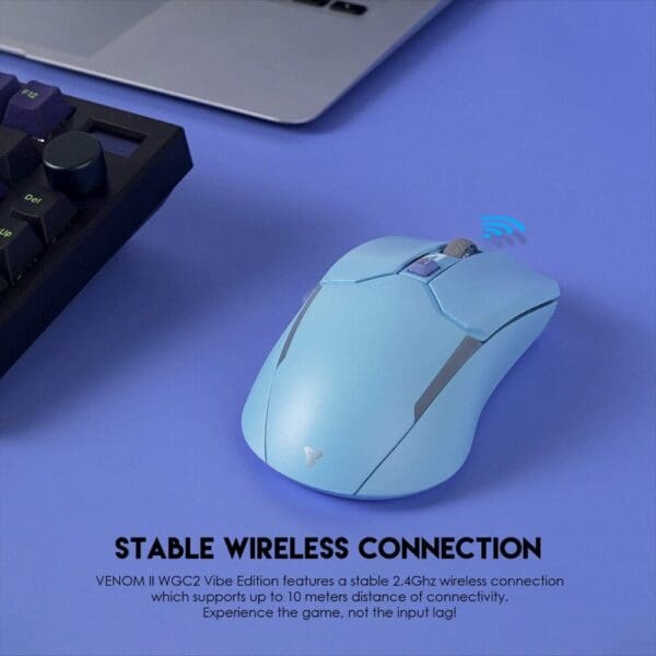 Miška WGC2 Venom II, Wireless, Fantech, modra - slika 5