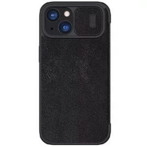 Preklopni Etui za Apple iPhone 15 Nillkin, Qin Pro, črna