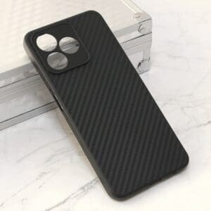 Ovitek Carbon fiber za Realme C51/C53, Teracell, črna
