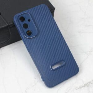 Ovitek Carbon Stripe za Samsung Galaxy A54, Teracell, modra