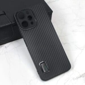Ovitek Carbon Stripe za Xiaomi Redmi 12, Teracell, črna