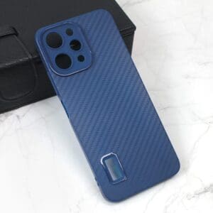 Ovitek Carbon Stripe za Xiaomi Redmi 12, Teracell, modra