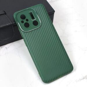 Ovitek Carbon Stripe za Xiaomi Redmi 12C, Teracell, zelena