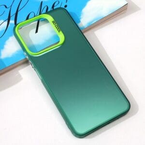 Ovitek Clear za Honor X8a, Teracell, zelena