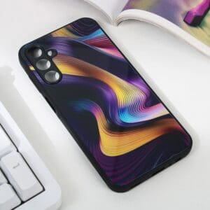 Ovitek Abstract za Samsung Galaxy A15 5G, Teracell, vijolična