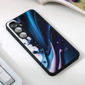 Ovitek Abstract za Samsung Galaxy S24, Teracell, temno modra
