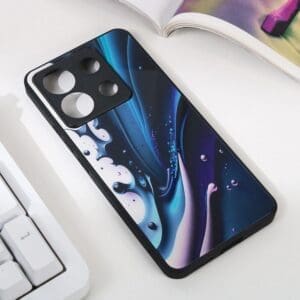 Ovitek Abstract za Xiaomi Redmi Note 13 Pro, Teracell, temno modra