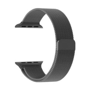 Pas za pametno uro metalik za Apple Watch 42mm, Teracell, 42mm, siva
