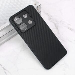 Ovitek Carbon fiber za Xiaomi Redmi Note 13 Pro, Teracell, črna