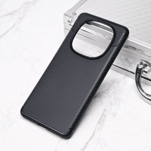 Ovitek Defender Carbon za Xiaomi Redmi Note 14 Pro Plus, Teracell, črna