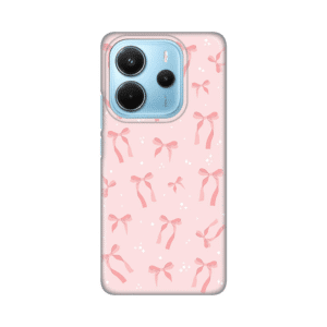 Ovitek Print za Xiaomi Redmi Note 14 4G My Print Cover Bow, rdeča in črna