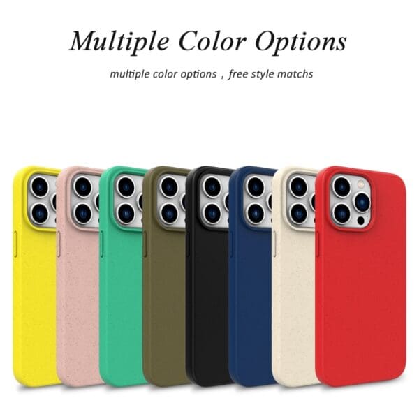 Ovitek Wheat Straw TPU za Apple iPhone 16 Pro 6.3, Mobella, črna - slika 5