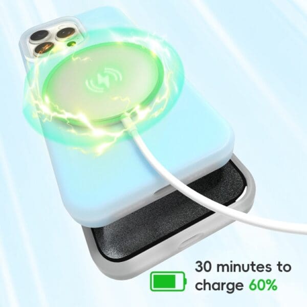 Ovitek MagSafe Jelly Liquid Silicone Magnetic za Apple iPhone 15 6.1, Mobella, rumena - slika 4