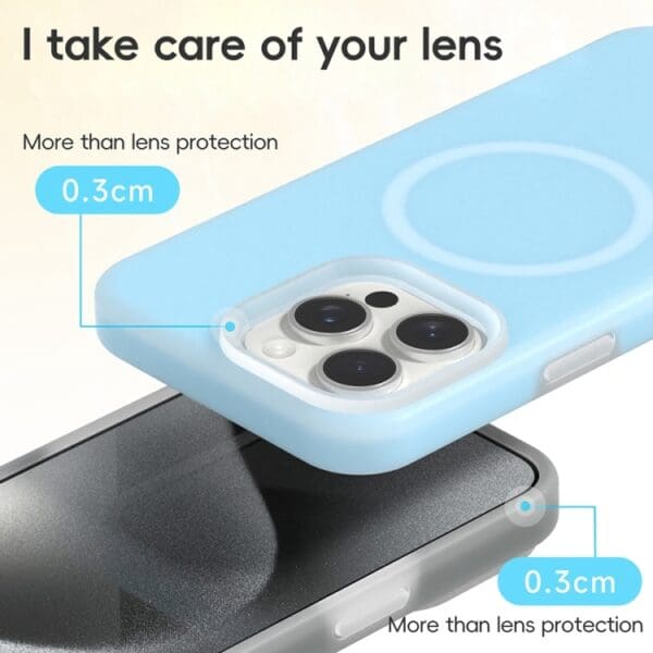 Ovitek MagSafe Jelly Liquid Silicone Magnetic za Apple iPhone 15 6.1, Mobella, rumena - slika 5