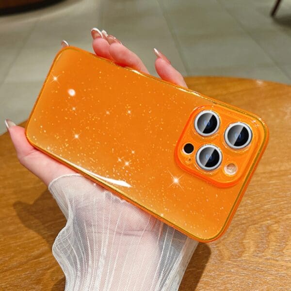 Ovitek Glitter Powder TPU za Apple iPhone 16 Pro Max 6.9, Mobella, prozorna - slika 3