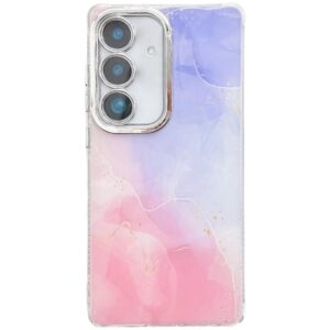 Ovitek Electroplated Marble Texture za Samsung Galaxy A26 5G A266B, Mobella, vijolična