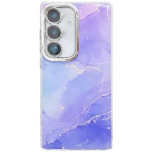 Ovitek Electroplated Marble Texture za Samsung Galaxy A26 5G A266B, Mobella, vijolična