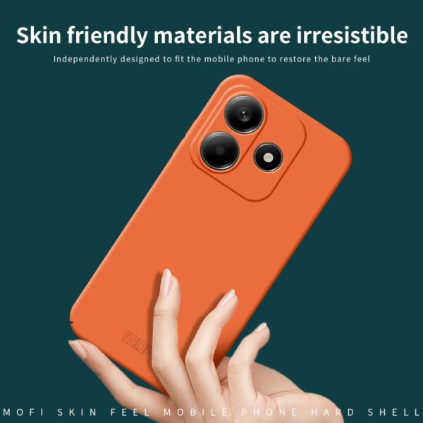 Ovitek MOFI Qin Skin Feel All-inclusive za Xiaomi Redmi Note 14 5G, Poco M7 Pro 5G, Mofi, pink - slika 5