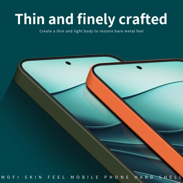Ovitek MOFI Qin Skin Feel All-inclusive za Xiaomi Redmi Note 14 5G, Poco M7 Pro 5G, Mofi, pink - slika 4