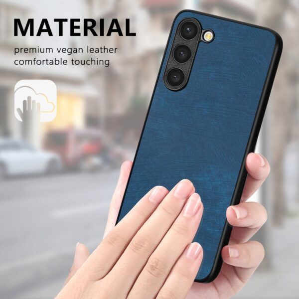 Ovitek Vintage Leather PC Back za Samsung Galaxy S25 Plus S936B, Urbanzo, modra - slika 4