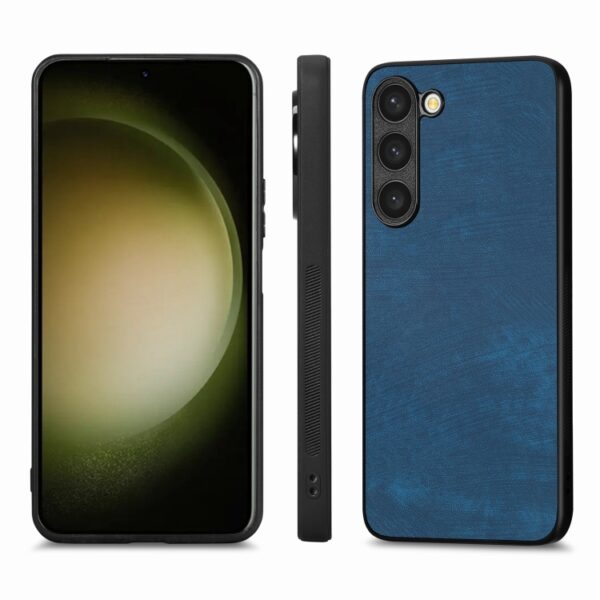 Ovitek Vintage Leather PC Back za Samsung Galaxy S25 Plus S936B, Urbanzo, modra - slika 2