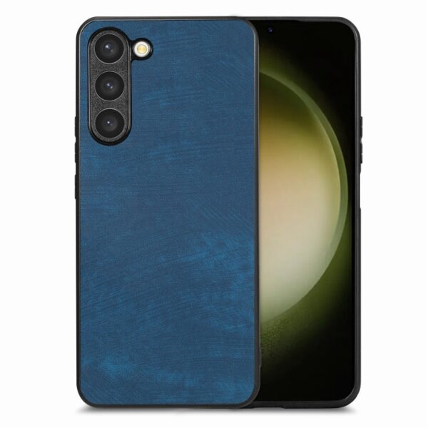 Ovitek Vintage Leather PC Back za Samsung Galaxy S25 Plus S936B, Urbanzo, modra