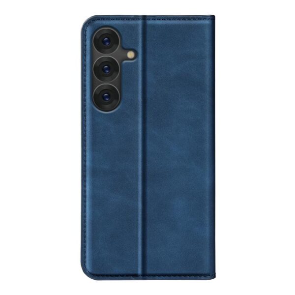 Preklopni Etui za Samsung Galaxy S25 Plus Urbanzo, Retro-skin Suction Leather, temno modra - slika 3