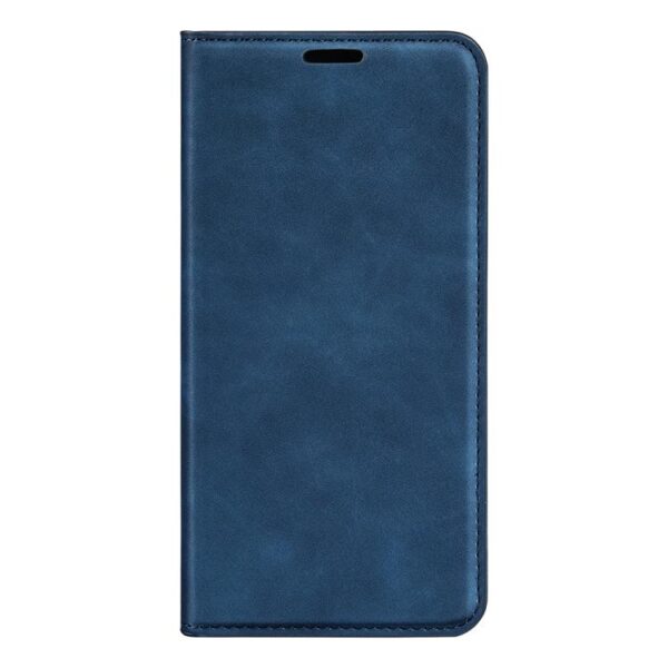 Preklopni Etui za Samsung Galaxy S25 Plus Urbanzo, Retro-skin Suction Leather, temno modra - slika 2