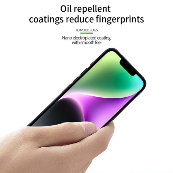 Zaščitno steklo za Apple iPhone 16e Pinwuyo, 9H 2.5D Full Screen, črna in prozorna - slika 4