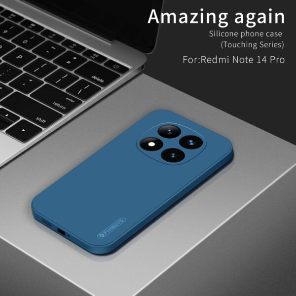 Ovitek PINWUYO Sense Series Liquid Silicone TPU za Xiaomi Redmi Note 14 Pro 5G, Poco X7 5G, Pinwuyo, modra - slika 3