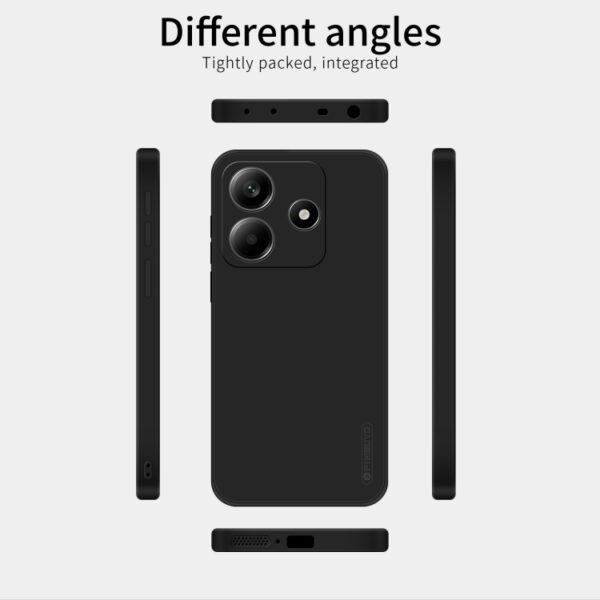 Ovitek PINWUYO Sense Series Liquid Silicone TPU za Xiaomi Redmi Note 14 5G, Poco M7 Pro 5G, Pinwuyo, črna - slika 10