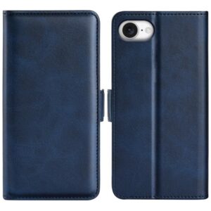 Preklopni Etui za Apple iPhone 16e Urbanzo, Dual-side Magnetic Buckle, modra