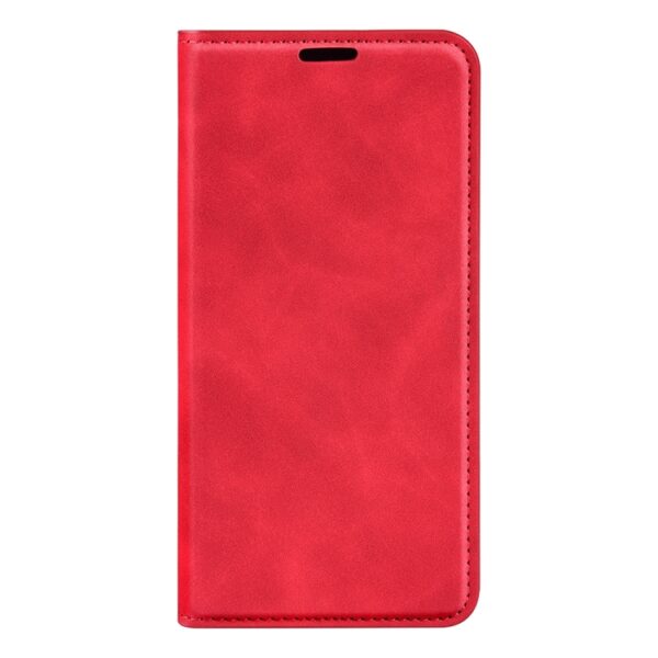 Preklopni Etui za Realme 9 Pro Urbanzo, Retro-skin Suction Leather, rdeča - slika 3