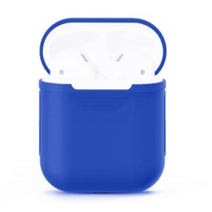 Etui za slušalke Earphone Silicone Protective Box za Apple AirPods 1/2, Mobella, modra