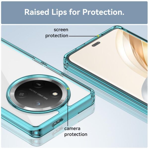 Ovitek Colorful Series Acrylic Hybrid TPU za Honor Magic7 Lite, Mobella, modra - slika 6