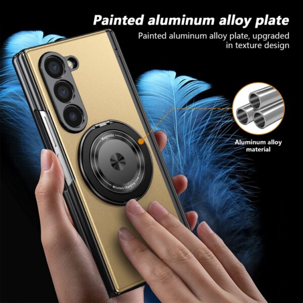 Ovitek preklopni Medal Rotating Folding za Samsung Galaxy Z Fold 6 SM-F956B, Mobella, zlata - slika 4