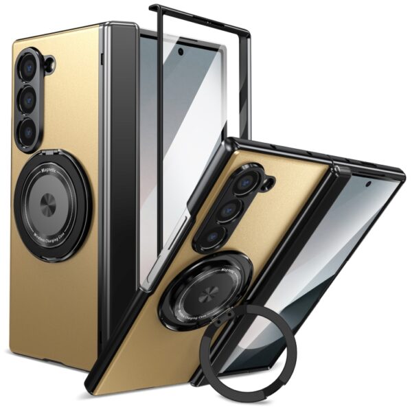 Ovitek preklopni Medal Rotating Folding za Samsung Galaxy Z Fold 6 SM-F956B, Mobella, zlata