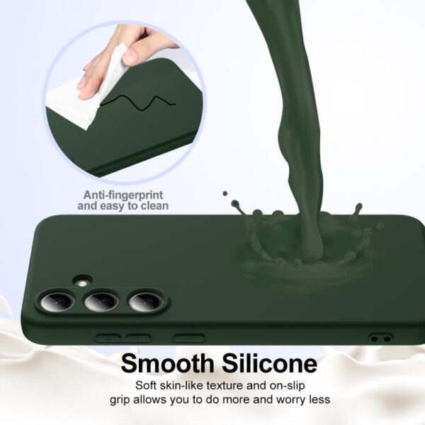 Ovitek Magsafe Shockproof Silicone za Samsung Galaxy S24, Galaxy S25, Urbanzo, zelena - slika 5