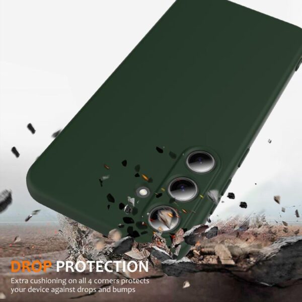 Ovitek Magsafe Shockproof Silicone za Samsung Galaxy S24, Galaxy S25, Urbanzo, zelena - slika 2