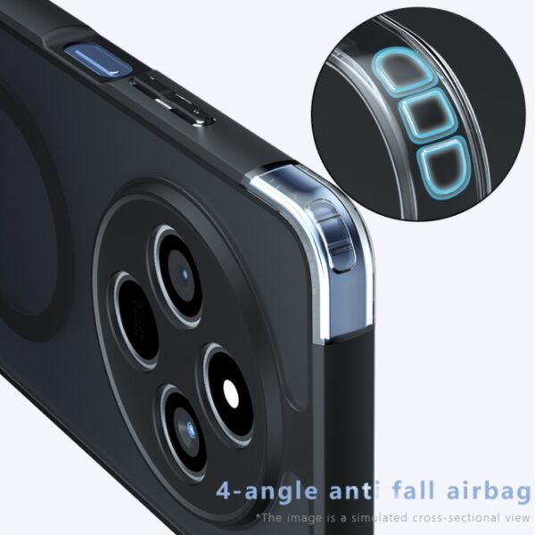 Ovitek Magsafe Armor Precise Hole za Xiaomi Redmi 14C, Urbanzo, črna - slika 5