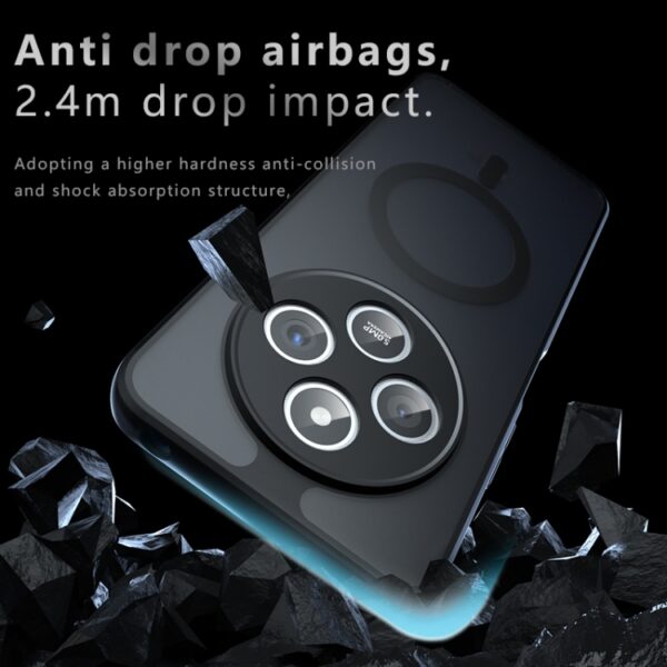 Ovitek Magsafe Armor Precise Hole za Xiaomi Redmi 14C, Urbanzo, črna - slika 4