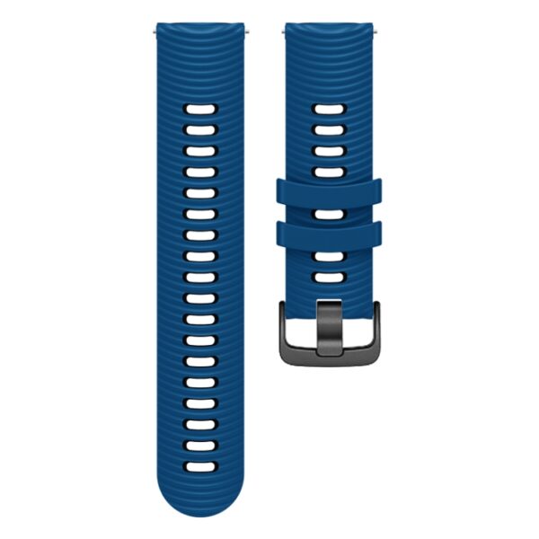 Pas za pametno uro silikonski Universal Curved Two Color, Teracell, 22mm, črna - slika 7