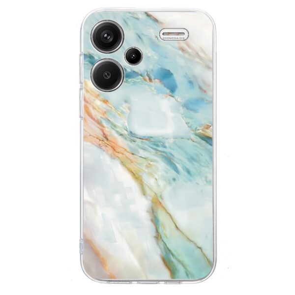 Ovitek Colorful Painting Pattern TPU Marble za Xiaomi Redmi Note 13 Pro Plus, Mobella, svetlo modra - slika 2