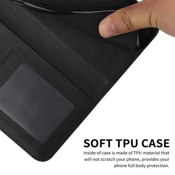 Preklopni Etui za Samsung Galaxy S25 Ultra Urbanzo, Stitching Calf Buckle Leather, črna - slika 7