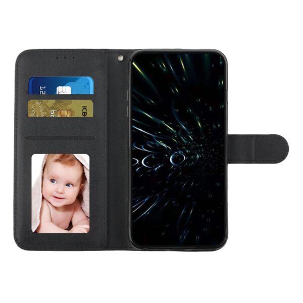 Preklopni Etui za Samsung Galaxy S25 Ultra Urbanzo, Stitching Calf Buckle Leather, črna - slika 4