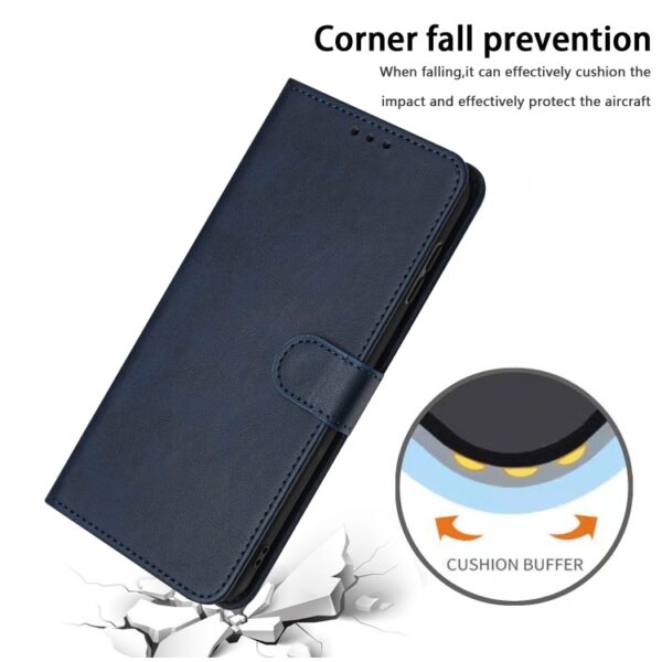 Preklopni Etui za Samsung Galaxy S25 Ultra Urbanzo, Solid Calf Flip Leather, temno modra - slika 6